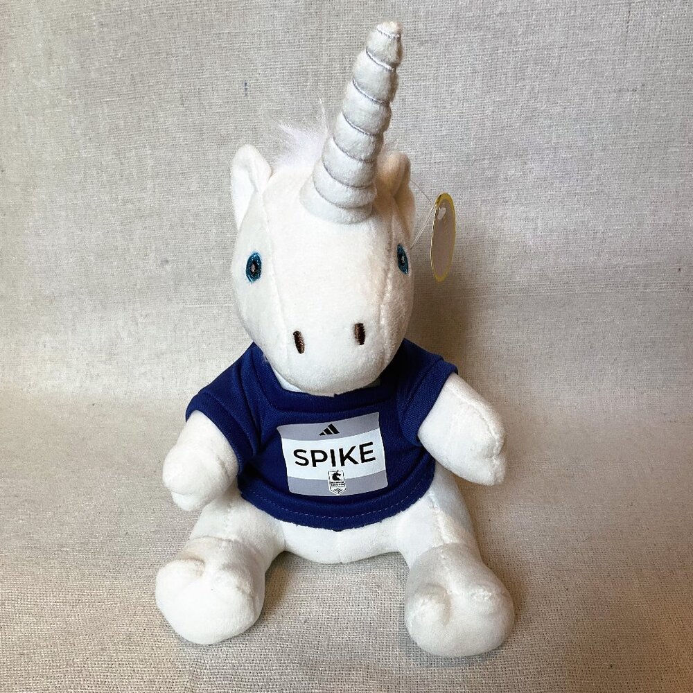 NWT 2025 Boston Marathon Official Mascot "Spike" Unicorn Plush Toy